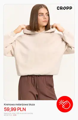 Cropp - gazetka promocyjna Bluzy damskie od środy 08.04  - strona 7