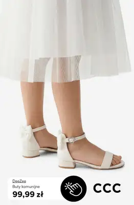 CCC - gazetka promocyjna Obuwie KOMUNIJNE dla dziewczynki od środy 08.04  - strona 9