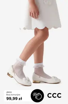 CCC - gazetka promocyjna Obuwie KOMUNIJNE dla dziewczynki od środy 08.04  - strona 4