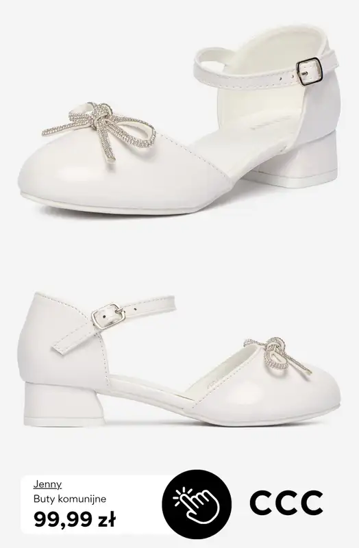 CCC - gazetka promocyjna Obuwie KOMUNIJNE dla dziewczynki od środy 08.04  - strona 10