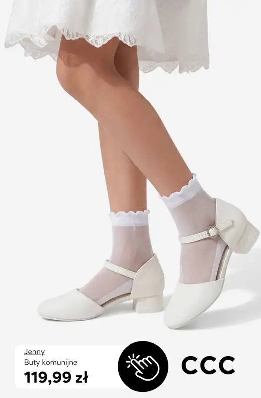 CCC - gazetka promocyjna Obuwie KOMUNIJNE dla dziewczynki od środy 08.04  - strona 2