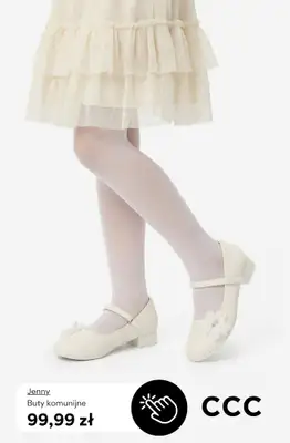 CCC - gazetka promocyjna Obuwie KOMUNIJNE dla dziewczynki od środy 08.04  - strona 7