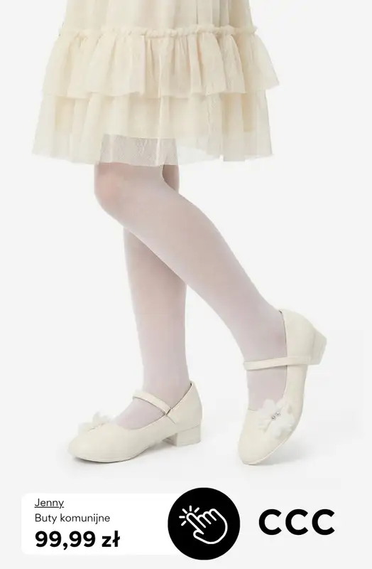 CCC - gazetka promocyjna Obuwie KOMUNIJNE dla dziewczynki od środy 08.04  - strona 7