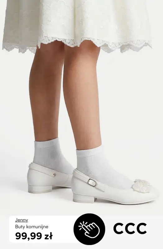 CCC - gazetka promocyjna Obuwie KOMUNIJNE dla dziewczynki od środy 08.04  - strona 5