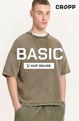 Cropp - gazetka promocyjna Ubrania basic męskie od czwartku 09.04 