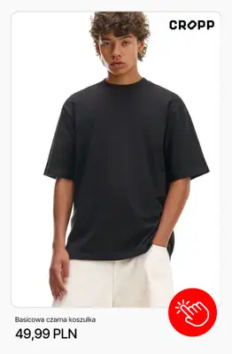 Cropp - gazetka promocyjna Ubrania basic męskie od czwartku 09.04  - strona 6