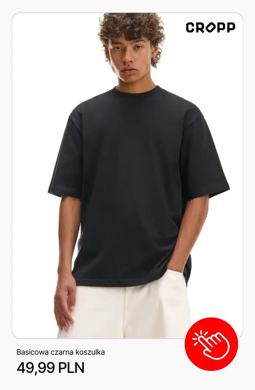 Cropp - gazetka promocyjna Ubrania basic męskie od czwartku 09.04  - strona 6