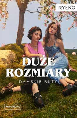 Ryłko - gazetka promocyjna Obuwie damskie - DUŻE ROZMIARY od środy 08.04 