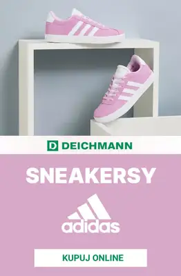 Deichmann - gazetka promocyjna Sneakersy damskie Adidas od środy 08.04 