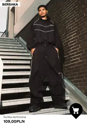 Bershka - gazetka promocyjna Letnie kurtki męskie od środy 08.04  - strona 9