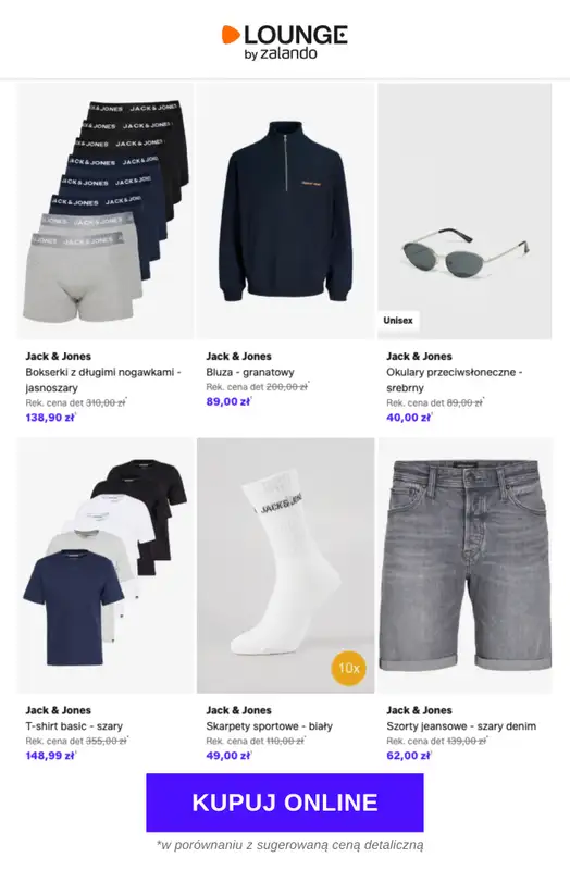 Lounge by Zalando - gazetka promocyjna Do -76% Jack & Jones od środy 08.04 do piątku 10.04 - strona 4
