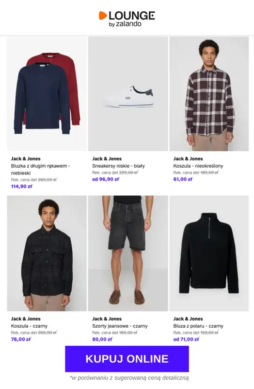 Lounge by Zalando - gazetka promocyjna Do -76% Jack & Jones od środy 08.04 do piątku 10.04 - strona 5