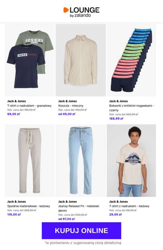 Lounge by Zalando - gazetka promocyjna Do -76% Jack & Jones od środy 08.04 do piątku 10.04 - strona 3