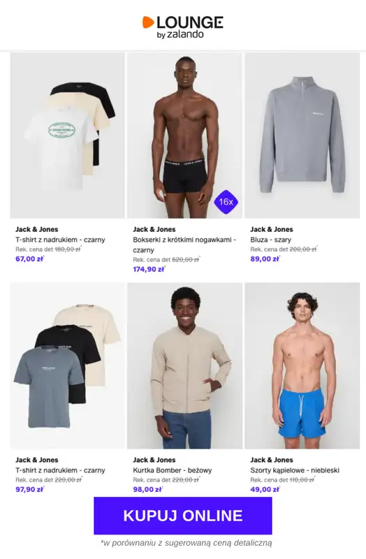 Lounge by Zalando - gazetka promocyjna Do -76% Jack & Jones od środy 08.04 do piątku 10.04 - strona 6
