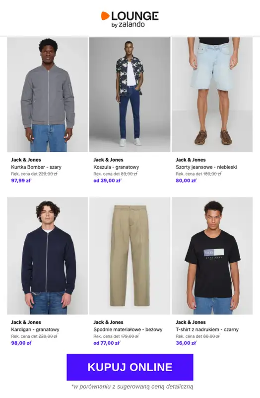 Lounge by Zalando - gazetka promocyjna Do -76% Jack & Jones od środy 08.04 do piątku 10.04 - strona 9