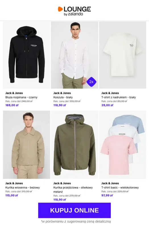 Lounge by Zalando - gazetka promocyjna Do -76% Jack & Jones od środy 08.04 do piątku 10.04 - strona 10