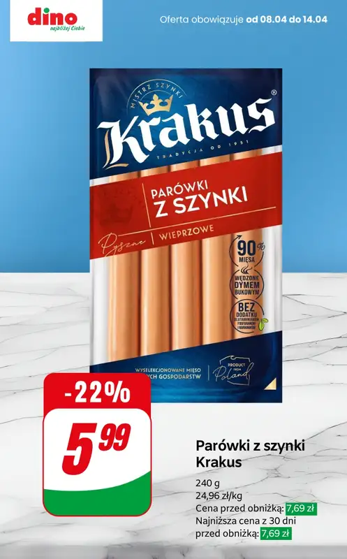 Dino - gazetka promocyjna Nawet do -33% TANIEJ od czwartku 09.04 do wtorku 14.04 - strona 10