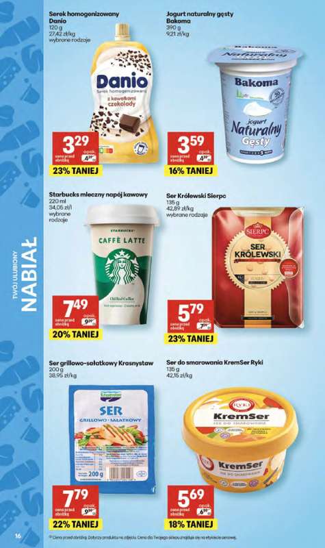 Delikatesy Centrum - gazetka promocyjna Gazetka  do środy 15.04 - strona 16