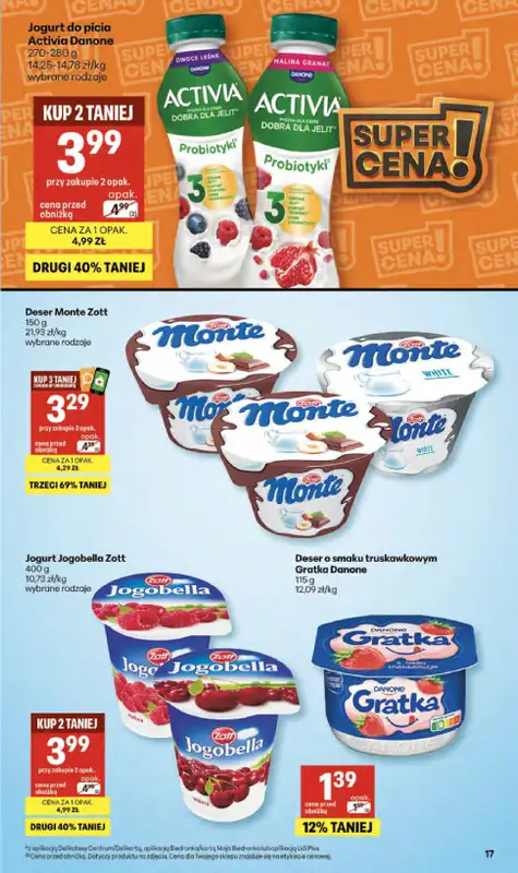 Delikatesy Centrum - gazetka promocyjna Gazetka  do środy 15.04 - strona 17