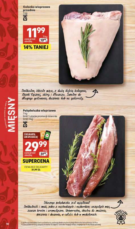 Delikatesy Centrum - gazetka promocyjna Gazetka  do środy 15.04 - strona 10