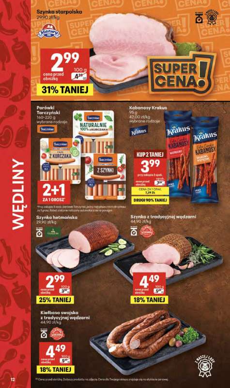 Delikatesy Centrum - gazetka promocyjna Gazetka  do środy 15.04 - strona 12