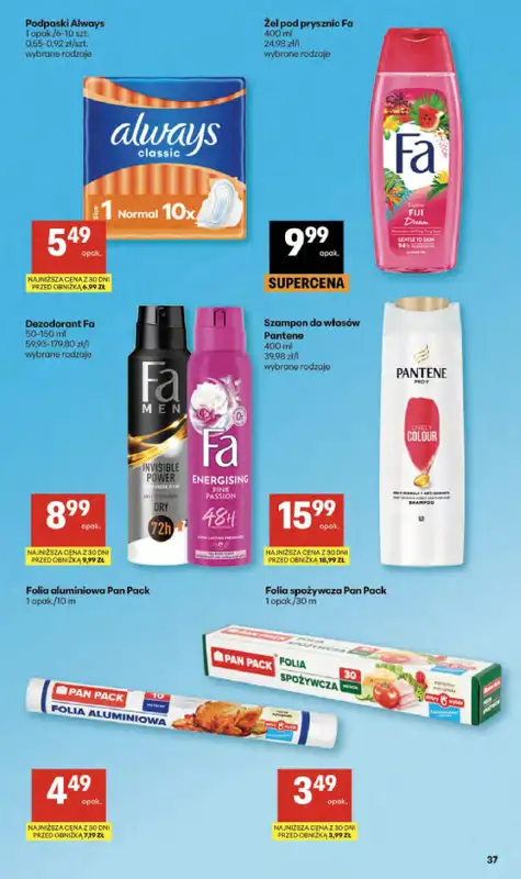 Delikatesy Centrum - gazetka promocyjna Gazetka  do środy 15.04 - strona 37