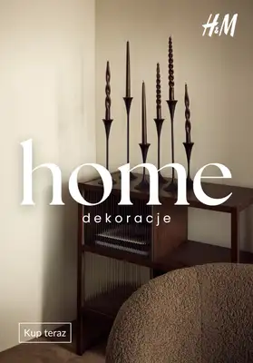 H&M - gazetka promocyjna HOME: dekoracje od środy 08.04 