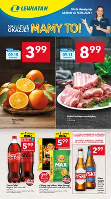 LEWIATAN - gazetka promocyjna Gazetka Górny Śląsk, Łódź od czwartku 09.04 do środy 15.04