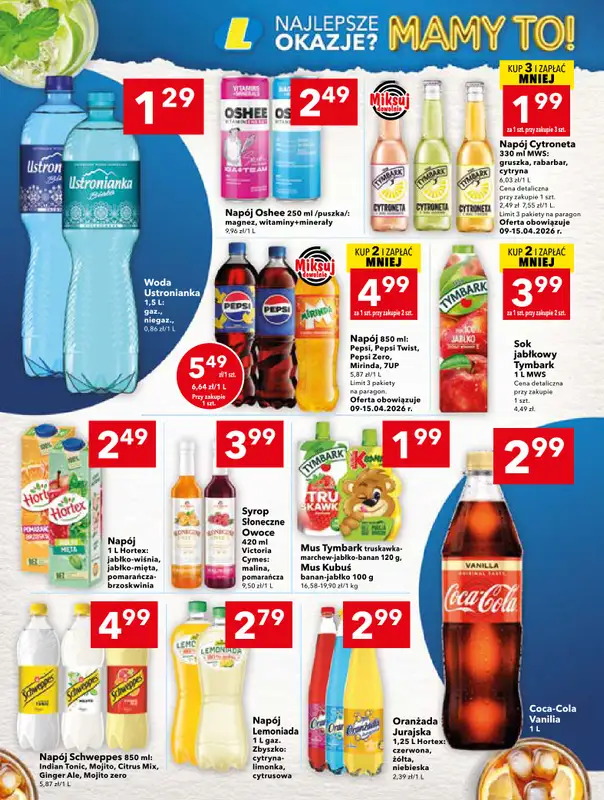 LEWIATAN - gazetka promocyjna Gazetka Najlepsze okazje? Mamy to! Kielce od czwartku 09.04 do niedzieli 19.04 - strona 12