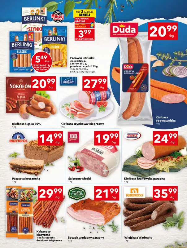 LEWIATAN - gazetka promocyjna Gazetka Najlepsze okazje? Mamy to! Kielce od czwartku 09.04 do niedzieli 19.04 - strona 3