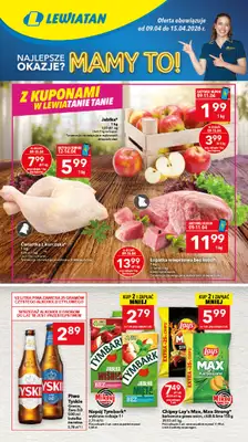 LEWIATAN - gazetka promocyjna Gazetka Najlepsze okazje? Mamy to! Kujawy od czwartku 09.04 do środy 15.04