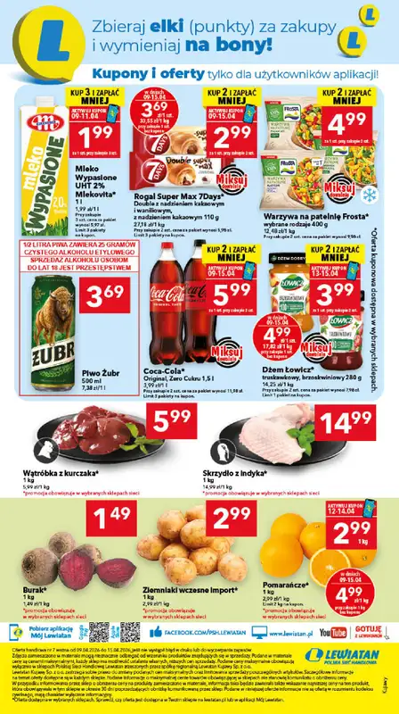 LEWIATAN - gazetka promocyjna Gazetka Najlepsze okazje? Mamy to! Kujawy od czwartku 09.04 do środy 15.04 - strona 8