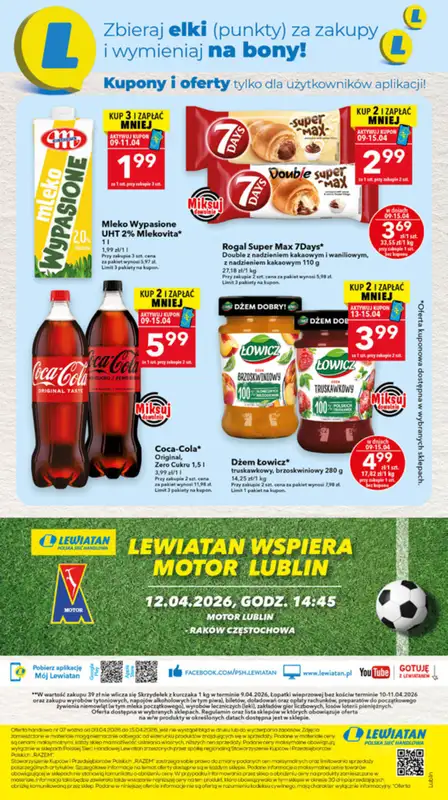 LEWIATAN - gazetka promocyjna Gazetka Najlepsze okazje? Mamy to! woj. lubelskie od czwartku 09.04 do środy 15.04 - strona 8