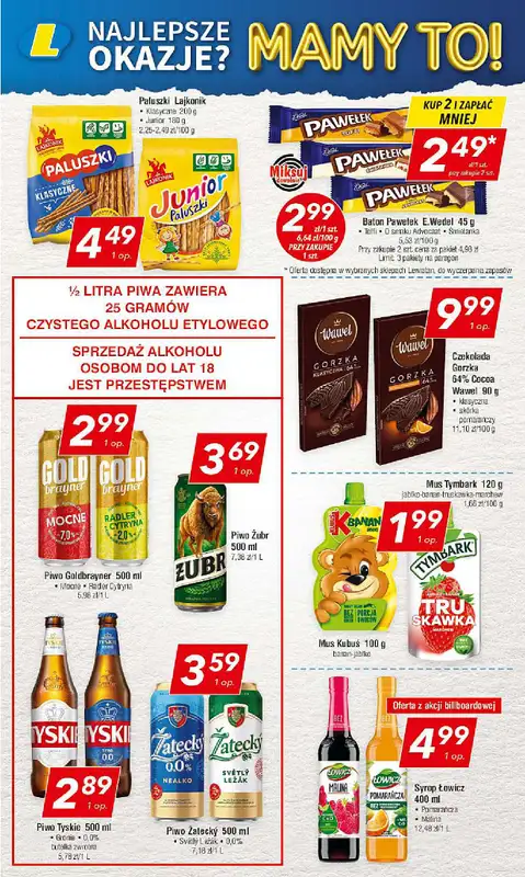 LEWIATAN - gazetka promocyjna Gazetka Najlepsze okazje? Mamy to! woj. małopolskie od czwartku 09.04 do środy 15.04 - strona 5