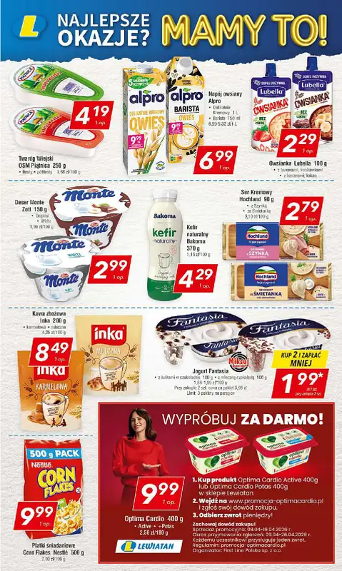 LEWIATAN - gazetka promocyjna Gazetka Najlepsze okazje? Mamy to! woj. małopolskie od czwartku 09.04 do środy 15.04 - strona 3