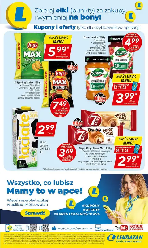 LEWIATAN - gazetka promocyjna Gazetka Najlepsze okazje? Mamy to! woj. małopolskie od czwartku 09.04 do środy 15.04 - strona 8