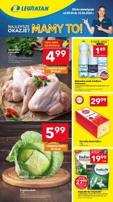 LEWIATAN - gazetka promocyjna Gazetka Najlepsze okazje? Mamy to! woj. mazowieckie od czwartku 09.04 do środy 15.04