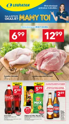 LEWIATAN - gazetka promocyjna Gazetka Najlepsze okazje? Mamy to! Olsztyn od czwartku 09.04 do środy 15.04
