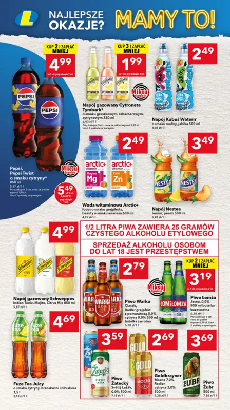 LEWIATAN - gazetka promocyjna Gazetka Najlepsze okazje? Mamy to! Olsztyn od czwartku 09.04 do środy 15.04 - strona 6