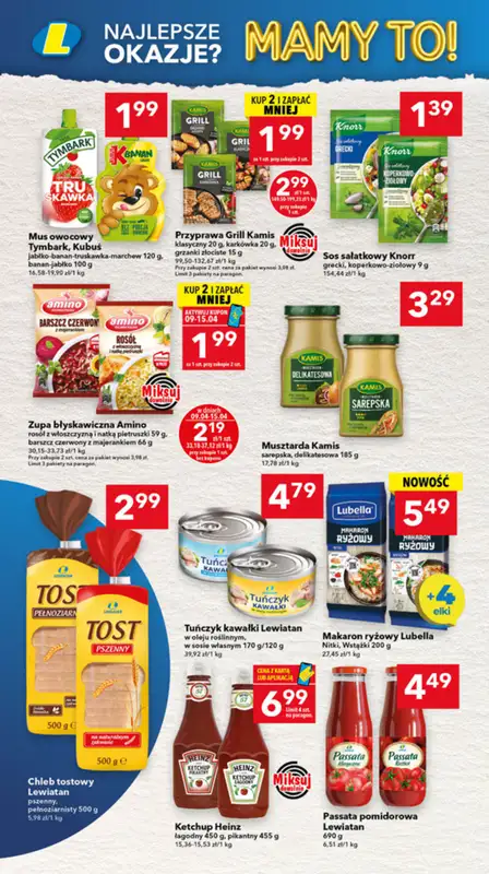 LEWIATAN - gazetka promocyjna Gazetka Najlepsze okazje? Mamy to! Olsztyn od czwartku 09.04 do środy 15.04 - strona 4
