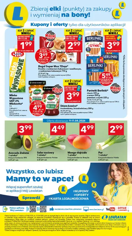 LEWIATAN - gazetka promocyjna Gazetka Najlepsze okazje? Mamy to! woj. opolskie od czwartku 09.04 do środy 15.04 - strona 8