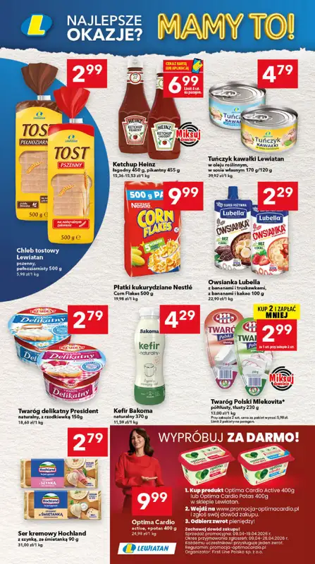 LEWIATAN - gazetka promocyjna Gazetka Najlepsze okazje? Mamy to! woj. opolskie od czwartku 09.04 do środy 15.04 - strona 4