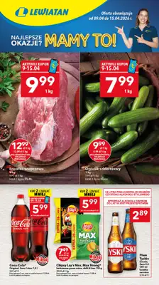 LEWIATAN - gazetka promocyjna Gazetka Najlepsze okazje? Mamy to! woj. podkarpackie od czwartku 09.04 do środy 15.04