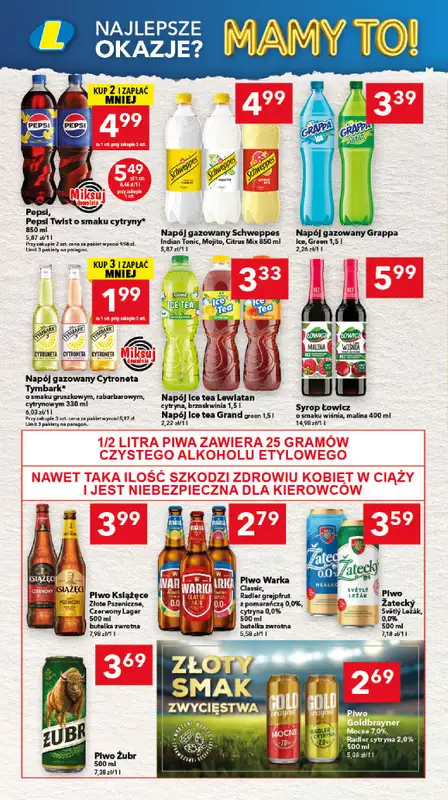 LEWIATAN - gazetka promocyjna Gazetka Najlepsze okazje? Mamy to! woj. podlaskie od czwartku 09.04 do środy 15.04 - strona 6