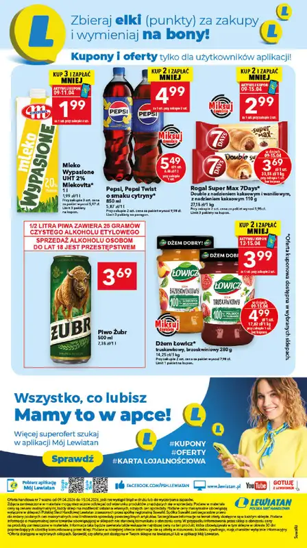 LEWIATAN - gazetka promocyjna Gazetka Najlepsze okazje? Mamy to! Suwałki od czwartku 09.04 do środy 15.04 - strona 8