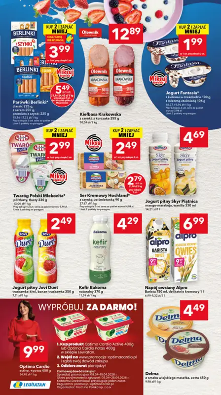 LEWIATAN - gazetka promocyjna Gazetka Najlepsze okazje? Mamy to! woj. wielkopolskie od czwartku 09.04 do środy 15.04 - strona 3