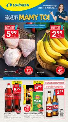LEWIATAN - gazetka promocyjna Gazetka Najlepsze okazje? Mamy to! woj. wielkopolskie od czwartku 09.04 do środy 15.04