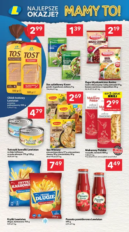 LEWIATAN - gazetka promocyjna Gazetka Najlepsze okazje? Mamy to! Zachód od czwartku 09.04 do środy 15.04 - strona 4