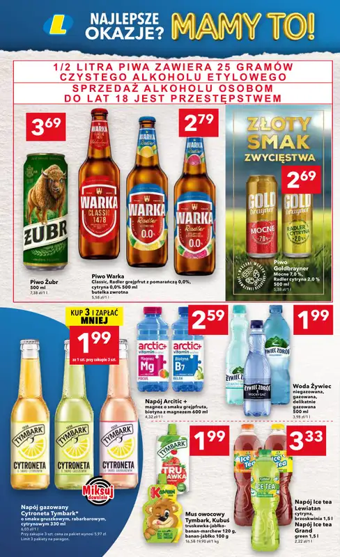 LEWIATAN - gazetka promocyjna Gazetka Najlepsze okazje? Mamy to! Żory od czwartku 09.04 do środy 15.04 - strona 10