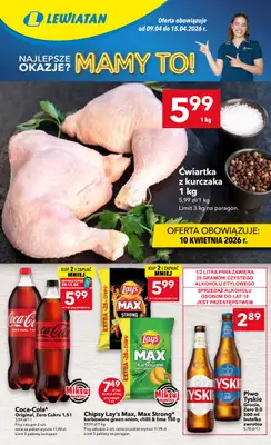 LEWIATAN - gazetka promocyjna Gazetka Najlepsze okazje? Mamy to! Żory od czwartku 09.04 do środy 15.04